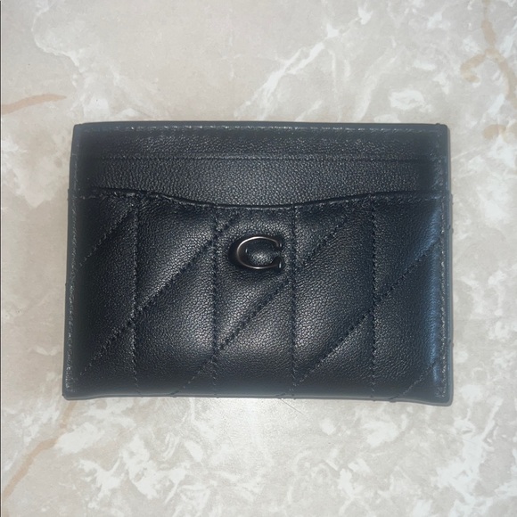 Coach Accessories - Coach Black Quilted Card Holder